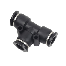 Push to Connect Fittings - PE Union Tee for Inch Tubing 