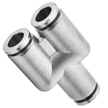 316 Stainless Steel Push to Connect Fittings, SPY Union Y