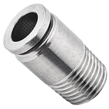 316 Stainless Steel Push to Connect Fittings, SPOC Internal Hexagon Male Straight