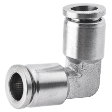 316 Stainless Steel Push to Connect Fittings, SPV Union Elbow for Inch Tubing