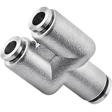 316 Stainless Steel Push to Connect Fittings, SPW Union Y Reducer for Inch Tubing