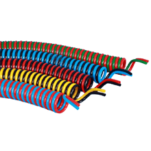 PUDC Coiled Bonded Polyurethane Tubing