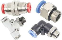 Composite Push to Connect Fittings for Inch (Imperial) Tubing, BSPP, G, Metric Thread