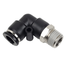 Push to Connect Fittings for Metric Tubing NPT Thread Male Elbow