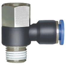 Metric Female Banjo, Metric Composite Push to Connect Fitting Metric Female Banjo, Metric Composite Push to Connect Fitting