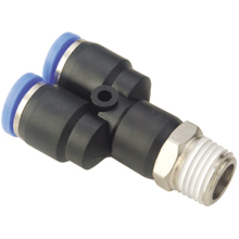 Metric Male Y, Metric Composite Push to Connect Fittings Metric Male Y, Metric Composite Push to Connect Fittings