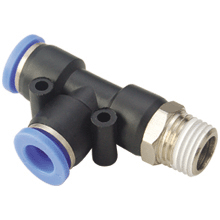 Male Run Tee, Metric Composite Push to Connect Fittings Male Run Tee, Metric Composite Push to Connect Fittings